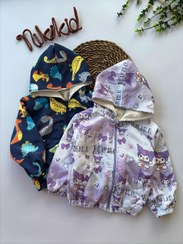 تصویر کاپشن‌های کرومی و دایناسوری بچه‌گانه ضداب داخل خز - ۴۰ / کرومی 