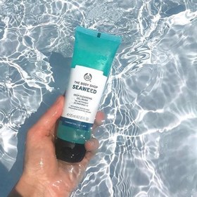 تصویر ژل شوینده صورت جلبک دریایی بادی شاپ Seaweed Deep Cleansing Gel Wash The Body Shop 125 ML