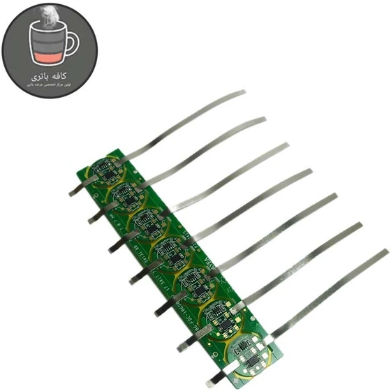 خرید و قیمت ماژول کنترل شارژ باطری لیتیومی 1 سل 2 آمپر گرد 21700 سلول | ترب
