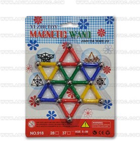 تصویر مگنت 37 قطعه مگناتک 37 تکه