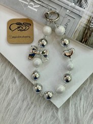 تصویر آویز دستبندی پاپیون و قلب Accessory