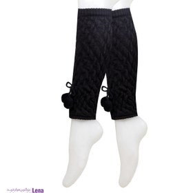 تصویر ساق پا زنانه منگوله دار مشکی 