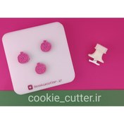 تصویر قالب فشاری قند تزیینی طرح انار ترنج 