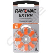 تصویر باتری سمعک ریواک شماره ۱۳ بسته ۶ عددی 