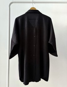 تصویر شومیز مشکی نیلوفر 