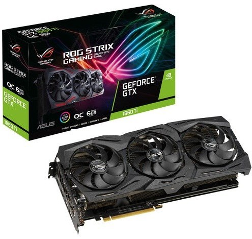 ASUS ROG STRIX GTX1660TI O6G GAMING Graphics Card