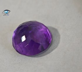 تصویر سنگ آمیتیست گرد 9.7 قیراط 