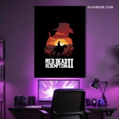 تصویر تابلو بازی Red Dead Redemption کد 2 