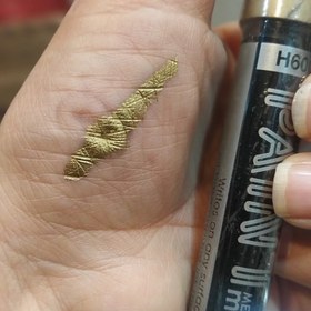 تصویر ماژیک موقت مو هایلایت کردن مو در رنگ های سفید و طلایی و نقره ای 