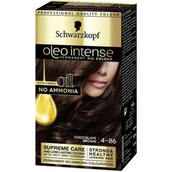 تصویر رنگ مو بانوان شماره Schwarzkopf oleo intense 4-86 Schwarzkopf Oleo Intense Chocolate Brown