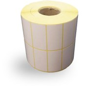 تصویر لیبل (برچسب) کاغذی دو ردیفه 15×45 Paper Label 15x45 Two Row