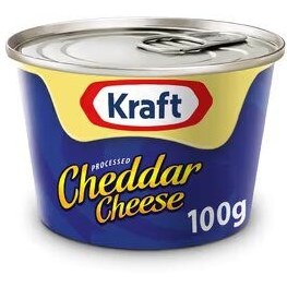 تصویر پنیر چدار کرافت ۱۰۰ گرم Kraft Cheddar Cheese 