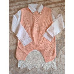 تصویر شومیز ژیله بافت ست وارداتی خاص و متفاوت وارداتی ترند زنانه و دخترانه سایز ۳۶-۴۰ - گلبهی 