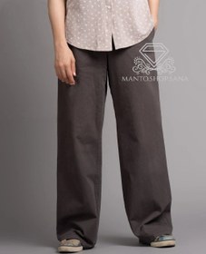 تصویر شلوار کتان بگ زنانه 