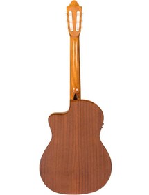 تصویر گیتار کلاسیک Santos Martinez Preludio Cutaway Electro-Classic Guitar Natural 