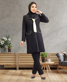 تصویر مانتو شلوار کرواتی کد 1012 