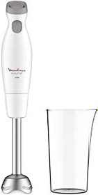 تصویر MOULINEX Hand Blender | Easy Chef Hand Stick Blender with 800 ml Beaker | 450W | White | Plastic/Stainless Steel |2 Years Warranty |DD451127 MOULINEX Hand Blender | Easy Chef Hand Stick Blender with 800 ml Beaker | 450W | White | Plastic/Stainless Steel |2 Years Warranty |DD451127