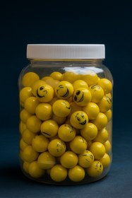 تصویر آدامس توپی 145 عددی CANDY ZED - انبه CANDY ZED 145 pieces of gumballs