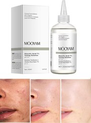 تصویر تونر گلیکولیک اسید 7% مویام لایه بردار و روشن کننده پوست 250 میل MOOYAM 7% Glycolic Acid Toning Solution