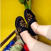 تصویر گیوه زنانه گلدوزی کد 711 