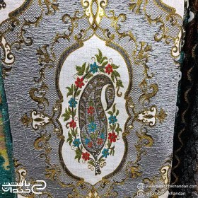 تصویر پارچه ترمه کشیده 