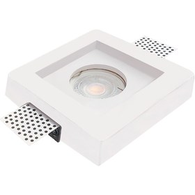 تصویر هالوژن گچی مدل فلت Flat Gypsum frameless light