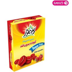 تصویر آبنبات رژیمی توت فرنگی کامور 130 گرم 