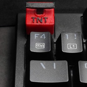 تصویر دکمه کیبورد مکانیکال کیکپ مدل تی ان تی ( TNT) mechanical keyboard ( keycap ) TNT model