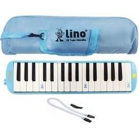 تصویر ملودیکا 32 کلید پارچه رنگ آبی Lino 