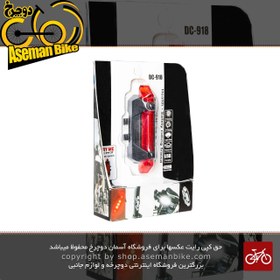 تصویر چراغ عقب دوچرخه شارژی ۹۱۸ 918 rechargeable bicycle rear light