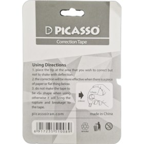 تصویر غلط گیر نواری Picasso NO.2080 8m Picasso NO.2080 Correction Pen Tape