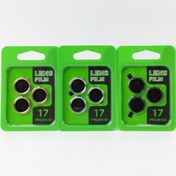 تصویر محافظ لنز دوربین iphone 17 Pro / 17 Pro Max مدل رینگی شیشه ای آلومینیومی 