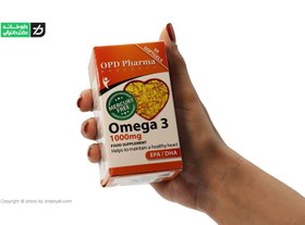 تصویر امگا 3(روغن ماهی) 1000 میلی گرم او پی دی فارما 30 سافت ژل Omega 3 1000mg OPD Pharma 30Softgel