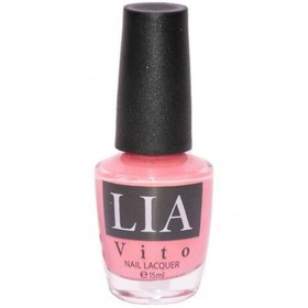 تصویر لاک تنالیته صورتی لیا ویتو 009 World Of Pink Nail Polish LIA VITO NO. 009