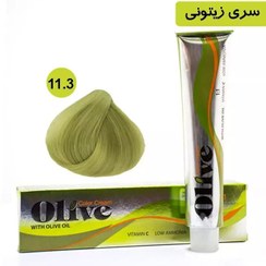 تصویر رنگ مو اُلیو سری زیتونی MATT (OLIVE) - بلوند زیتونی متوسط 7/3 