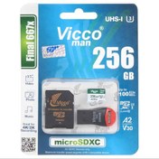 تصویر Vicco man Final 667X ALL IN ONE U3 microSDXC UHS-I Class10-100MB.s - 256GB - GRM 