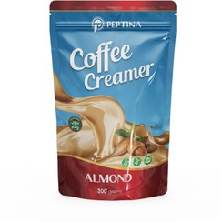تصویر کریمر غیرلبنی با پودر شیر بادام پپتینا حجم 300 گرم 