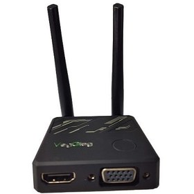 تصویر دانگل انتقال تصویر بی سیم وگیگ مدل V-Q03 دارای پورت VGA-HDMI و Veggieg V-Q03 Wireless display adapter 