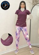 تصویر تی شرت ورزشی زنانه نایک پارچه اسپرایت کد 2112 ( ایکس لارج - بادمجانی ) 