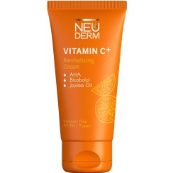 تصویر کرم روشن کننده ویتامین سی پلاس نئودرم حجم ۵۰ میلی لیتر Neuderm Revitalizing Vitamin C Plus Cream 50 ml