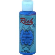 تصویر رنگ مولتی سورفیس آبی لاجوردی ریچ کد 2198 حجم 120 میل MULTI SURFACE