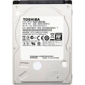 تصویر هارد دیسک اینترنال 2.5 اینچ توشیبا مدل MQ01 ظرفیت 500 گیگ استوک ا Toshiba 2.5 Inch MQ01 500GB Internal Hard Drive Stock Toshiba 2.5 Inch MQ01 500GB Internal Hard Drive Stock