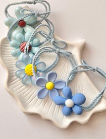 تصویر کش مو گل ۸برگ براق 