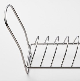 تصویر آبچکان استیل ایکیا مدل IKEA VÄLVÅRDAD IKEA VÄLVÅRDAD Dish drying rack stainless steel 4 ¾x12 ½ "