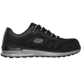 تصویر خرید اینترنتی کفش اسپورت زنانه سیاه برند skechers 22SKC010101 Erkek Bragoo Kompozit Burunlu Siyah S1p Rahat Spor Iş Ayakkabısı