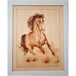 تصویر تابلو سوخته نگاری 