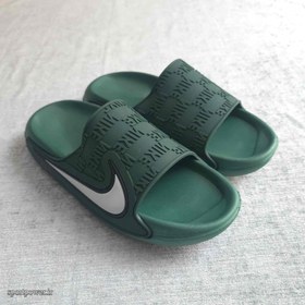 تصویر دمپایی مردانه نایکی سبز 