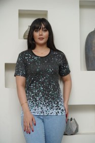 تصویر تیشرت کبریتی آبرنگی 