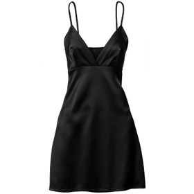 تصویر پیراهن کوتاه مشکی 