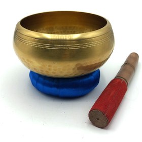 تصویر کاسه تبتی نپالی طرح وجرا قطر 12cm 